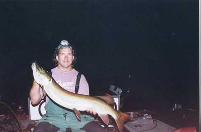 Wisconsin Muskie Night Fishing