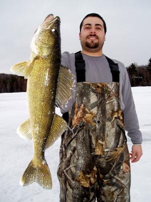 Ice Fishing Walleye